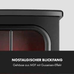 St. Moritz Elektrischer Kamin Elektrokamin Heizlüfter 2 Heizstufen 1650W/1850W Flammenillusion Rauchfrei -Garten Store 10012128 de 0007 logo