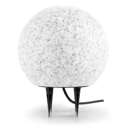 Shinestone M Kugelleuchte Außenleuchte Gartenlampe 30cm Steinoptik -Garten Store 10027666 yy 0003 titel Lightcraft Shinestone M Kugelleuchte