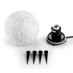 Shinestone S Kugelleuchte Außenleuchte Gartenlampe 20cm Steinoptik -Garten Store 10027668 yy 0005 titel Lightcraft Shinestone S Kugelleuchte