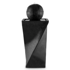 Schönbrunn Springbrunnen Kugelbrunnen Solar 200 L/h LED Basalt 7 Schönbrunn Springbrunnen Kugelbrunnen Solar 200 L/h LED Basalt -Garten Store 10027997 yy 0003 titel Duramaxx Schoenbrunn Solar Springbrunnen