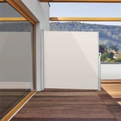 Bari 318 Seitenmarkise Seitenrollo 300x180cm Aluminium Creme 9 Bari 318 Seitenmarkise Seitenrollo 300x180cm Aluminium Creme -Garten Store 10028016 yy 0003 ambient Blumfeldt Bari 318 Seitenmarkise