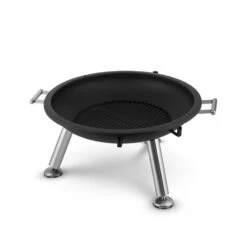 Turion Galgen-Schwenkgrill Feuerschale Ø80cm BBQ Seilzug Edelstahl -Garten Store 10028486 yy 0006 logo