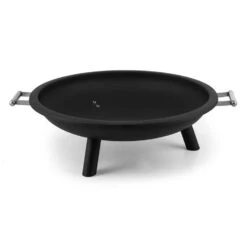 Trino Feuerschale Feuerkorb Terrassenofen Ø 80 Cm Stahl Schwarz -Garten Store 10028489 yy 0003 front 03 Blumfeldt Trino Feuerschale