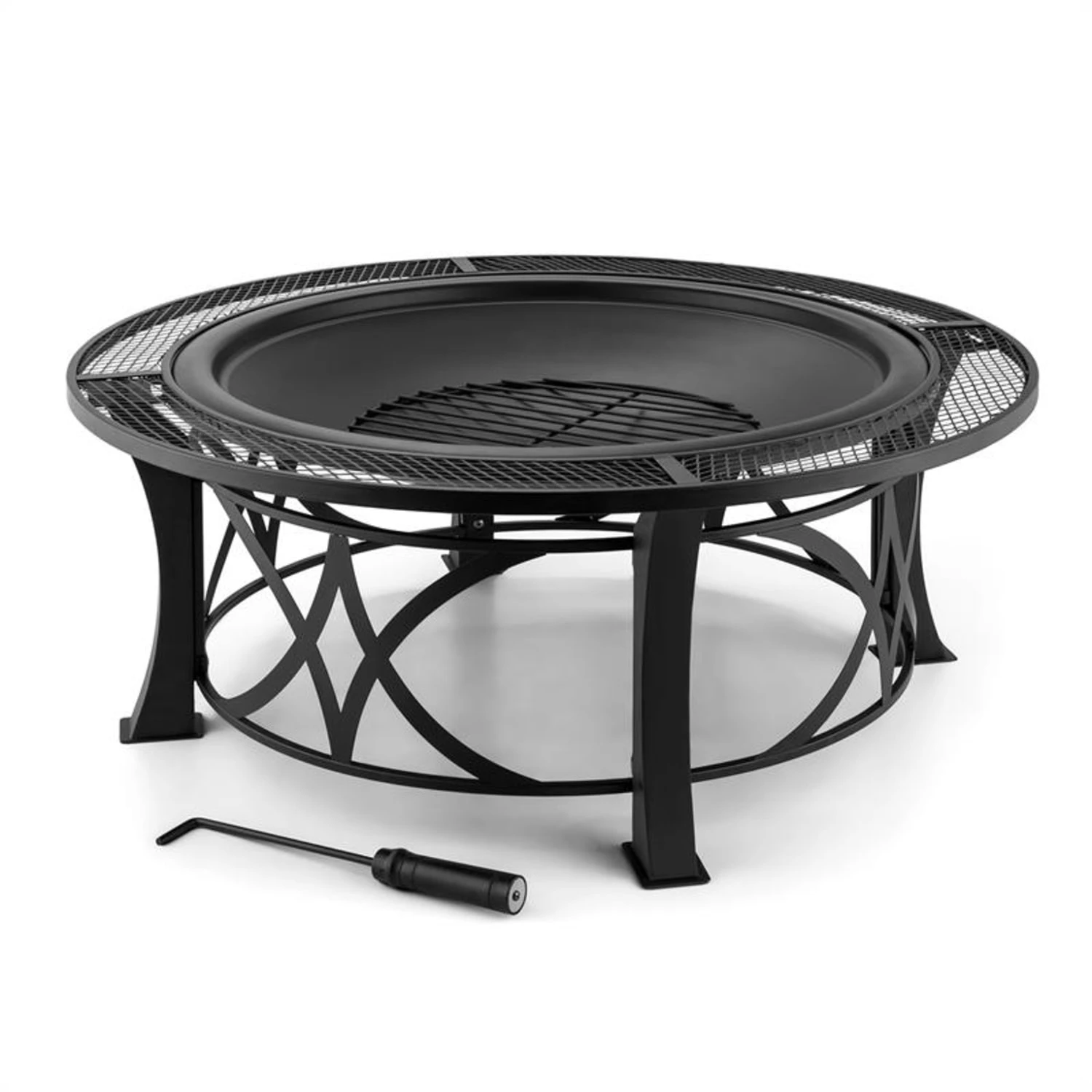 Ronda Feuerschale Ø95cm Grill Feuerstelle Funkenschutz Stahl Brüniert 5 Ronda Feuerschale Ø95cm Grill Feuerstelle Funkenschutz Stahl Brüniert – Bild 5