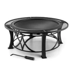 Ronda Feuerschale Ø95cm Grill Feuerstelle Funkenschutz Stahl Brüniert 13 Ronda Feuerschale Ø95cm Grill Feuerstelle Funkenschutz Stahl Brüniert -Garten Store 10028583 yy 0007 titel 07 Blumfeldt Ronda Feuerschale 95cm Grill
