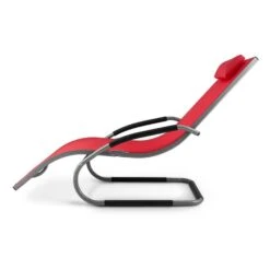 Sunwave Gartenliege Liegestuhl Schwingliege Relax Aluminium Rot -Garten Store 10028707 yy 0004 titel side 03 Blumfeldt Sunwave Gartenliege