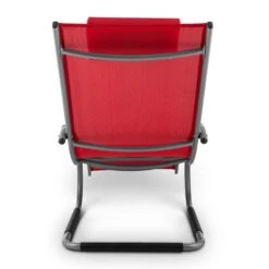Sunwave Gartenliege Liegestuhl Schwingliege Relax Aluminium Rot -Garten Store 10028707 yy 0005 titel back 04 Blumfeldt Sunwave Gartenliege