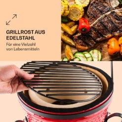 Princesize Kamado-Grill Keramikgrill Edelstahl-Grillrost Smoker BBQ 8 Princesize Kamado-Grill Keramikgrill Edelstahl-Grillrost Smoker BBQ -Garten Store 10029124 de 0003 logo