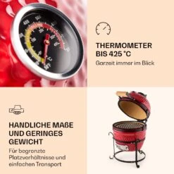 Princesize Kamado-Grill Keramikgrill Edelstahl-Grillrost Smoker BBQ 10 Princesize Kamado-Grill Keramikgrill Edelstahl-Grillrost Smoker BBQ -Garten Store 10029124 de 0005 logo