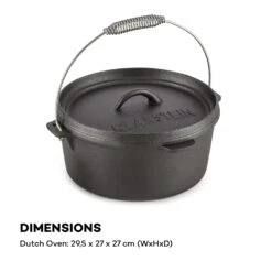 Hotrod 45 Dutch Oven BBQ-Topf 4,5 Qt / 4 Liter Gusseisen Schwarz 15 Hotrod 45 Dutch Oven BBQ-Topf 4,5 Qt / 4 Liter Gusseisen Schwarz -Garten Store 10029165 yy 0008 logo