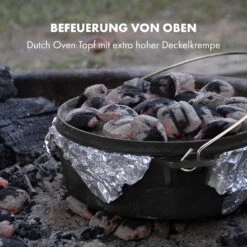 Hotrod 85 Dutch Oven BBQ-Topf 9 Qt / 8,5 Liter Gusseisen Schwarz -Garten Store 10029167 de 0005 logo