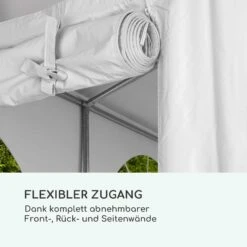 Sommerfest 4x8m 500 G/m² Partyzelt Festzelt PVC Wasserdicht Verzinkt -Garten Store 10029436 de 0007 logo