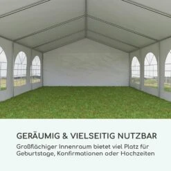 Sommerfest 5x8m 500 G/m² Partyzelt Festzelt PVC Wasserdicht Verzinkt 12 Sommerfest 5x8m 500 G/m² Partyzelt Festzelt PVC Wasserdicht Verzinkt -Garten Store 10029439 de 0003 logo