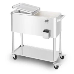 Springbreak 2000 Getränkewagen Terrassenkühlwagen 80l Edelstahl -Garten Store 10029647 yy 0004 logo