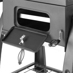 Bigfoot Holzkohlegrill Smoker BBQ-Grill 55 X 40 Cm Stahl Schwarz -Garten Store 10029763 yy 0005 detail Klarstein Bigfoot BBQ Grill Smoker