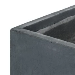 Solidflor Pflanzkübel Pflanzgefäß 79,5x38x38 Cm Fiberton Anthrazit -Garten Store 10029841 yy 0003 detail Blumfeldt Solidflor Pflanztopf