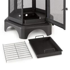 Mandala Gartenkamin Feuerstelle Thermolack Inkl. Schürhaken 9 Mandala Gartenkamin Feuerstelle Thermolack Inkl. Schürhaken -Garten Store 10030147 yy 0005 detail Fire Basket black