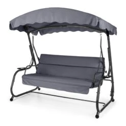 High Society Hollywoodschaukel Gartenschaukel 220 Cm Grau 13 High Society Hollywoodschaukel Gartenschaukel 220 Cm Grau -Garten Store 10030611 yy 0008 front Blumfeldt High Society Hollywoodschaukel dunkelblau