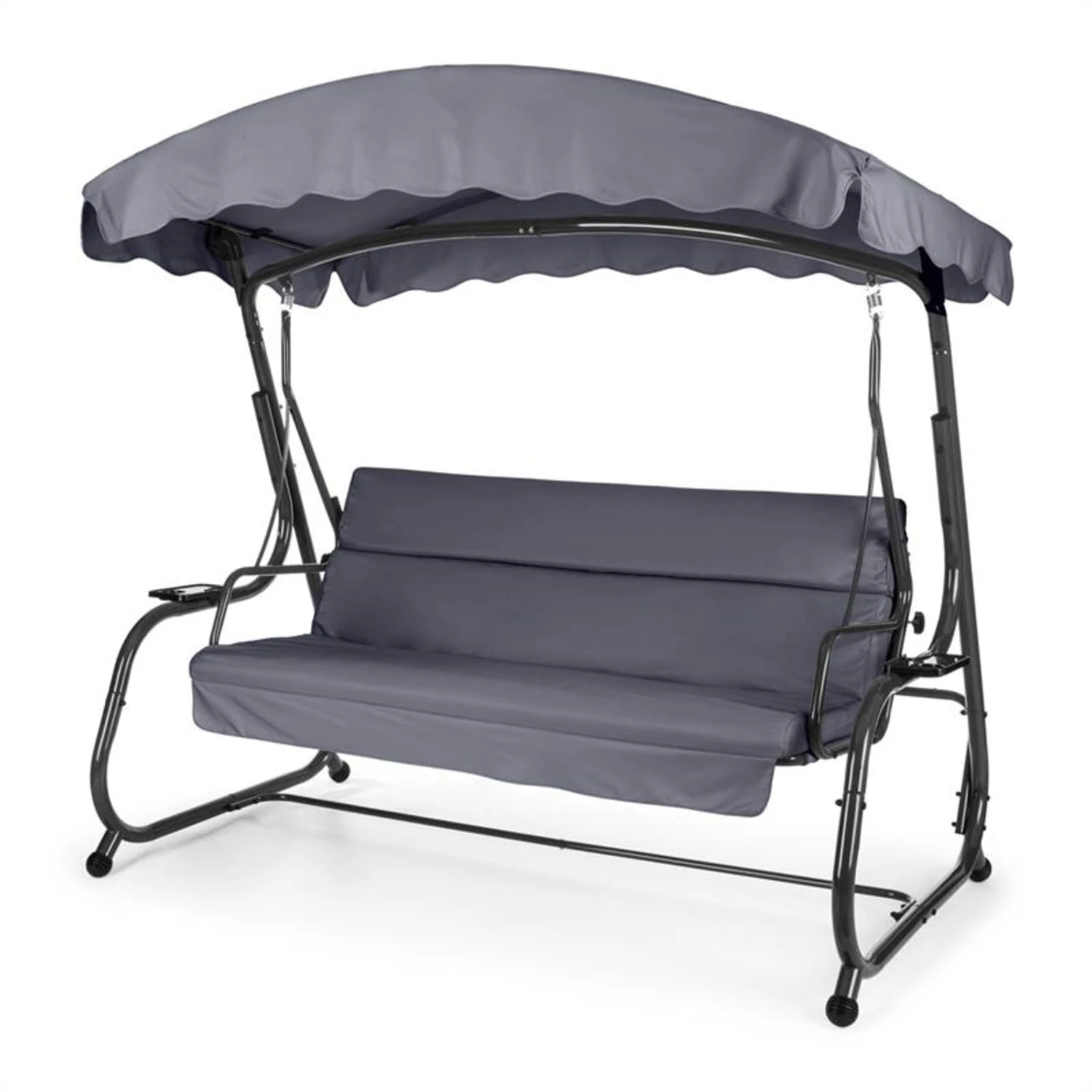 High Society Hollywoodschaukel Gartenschaukel 220 Cm Grau 7 High Society Hollywoodschaukel Gartenschaukel 220 Cm Grau – Bild 7