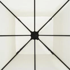 Odeon Beige Pavillon Partyzelt Festzelt 3x3m Stahl Polyester Hellbeige 9 Odeon Beige Pavillon Partyzelt Festzelt 3x3m Stahl Polyester Hellbeige -Garten Store 10030687 yy 0004 detail Blumfeldt Odeon Beige Pavillon Partyzelt hellbeige