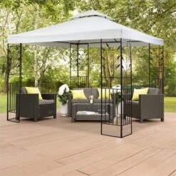 Odeon Beige Pavillon Partyzelt Festzelt 3x3m Stahl Polyester Hellbeige 10 Odeon Beige Pavillon Partyzelt Festzelt 3x3m Stahl Polyester Hellbeige -Garten Store 10030687 yy 0005 ambient Blumfeldt Odeon Beige Pavillon Partyzelt hellbeige