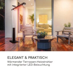 Aspire Terrassenheizer Infrarot Carbon 1800 W IP34 Schwenkarm -Garten Store 10030690 de 0003 logo