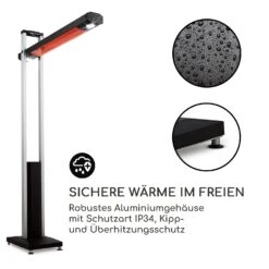 Aspire Terrassenheizer Infrarot Carbon 1800 W IP34 Schwenkarm -Garten Store 10030690 de 0006 logo