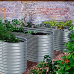 High Grow Hochbeet Gartenbeet 1,6m Zink-Alu-Beschichtung Silber -Garten Store 10031113 uk 0003 logo