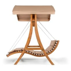 Bermuda Hollywoodschaukel Gartenschaukel 130 Cm 2-Sitzer Sonnensegel 8 Bermuda Hollywoodschaukel Gartenschaukel 130 Cm 2-Sitzer Sonnensegel -Garten Store 10031459 yy 0004 titel side Blumfeldt Bermuda Hollywoodschaukel 130cm