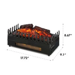 Kamini FX Elektrischer Kamin Kamineinsatz 1000/2000W 2W LED Schwarz 11 Kamini FX Elektrischer Kamin Kamineinsatz 1000/2000W 2W LED Schwarz -Garten Store 10031575 uk 0006 logo