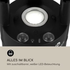 Primal Heat 65 Bistrotisch Karbon-IR-Heizelement 1200W LED 65cm Glas -Garten Store 10031874 de 0007 logo