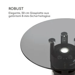 Primal Heat 65 Bistrotisch Karbon-IR-Heizelement 1200W LED 65cm Glas -Garten Store 10031874 de 0008 logo