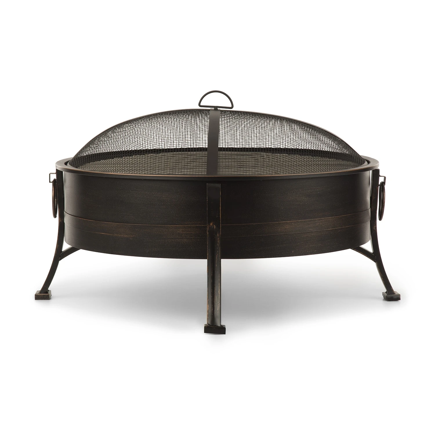 Catania 2-in-1-Feuerschale Ø80cm Funkenschutz Ø70cm Grill Stahl Antik 3 Catania 2-in-1-Feuerschale Ø80cm Funkenschutz Ø70cm Grill Stahl Antik – Bild 3