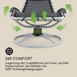 The Chiller Schwingliege 77x85x173cm 360 Comfort ComfortMesh Schwarz -Garten Store 10032242 de 0003 logo