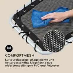 The Chiller Schwingliege 77x85x173cm 360 Comfort ComfortMesh Schwarz -Garten Store 10032242 de 0006 logo