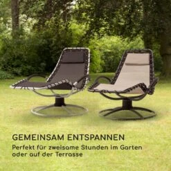 The Chiller Schwingliege 77x85x173cm 360 Comfort ComfortMesh Schwarz -Garten Store 10032242 de 0008 logo