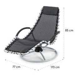 The Chiller Schwingliege 77x85x173cm 360 Comfort ComfortMesh Schwarz -Garten Store 10032242 yy 0010 logo
