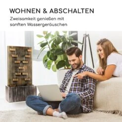 River Crossing Gartenbrunnen In/Outdoor 6W Pumpe 10m Kabel Verzinkt -Garten Store 10032260 de 0005 logo