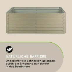 High Grow Straight Hochbeet 180x60x90cm 970l Stahl Verzinkt Silber 14 High Grow Straight Hochbeet 180x60x90cm 970l Stahl Verzinkt Silber -Garten Store 10032316 de 0005 logo