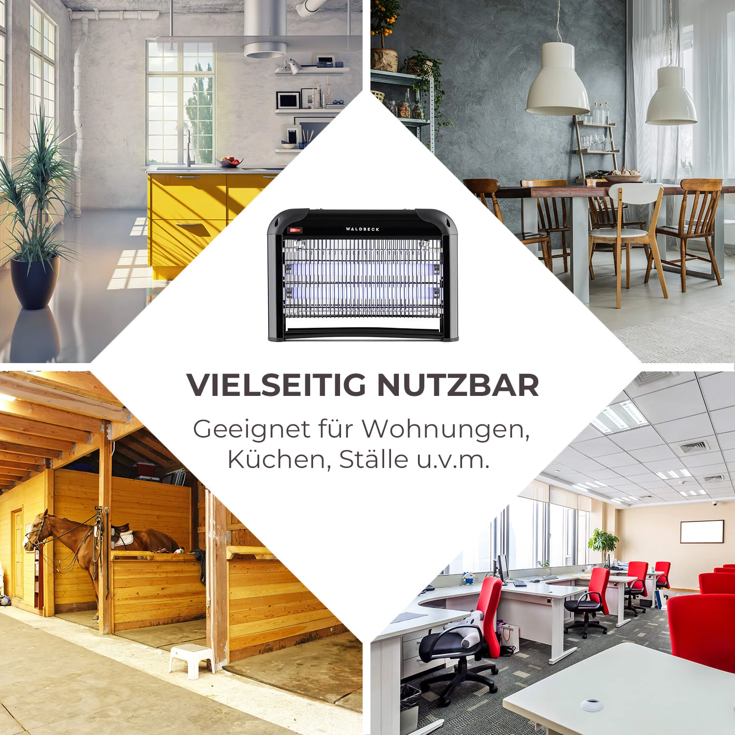 Mosquito Ex 4000 Insektenvernichter 30W UV-Licht 100m² Schwarz 4 Mosquito Ex 4000 Insektenvernichter 30W UV-Licht 100m² Schwarz – Bild 4