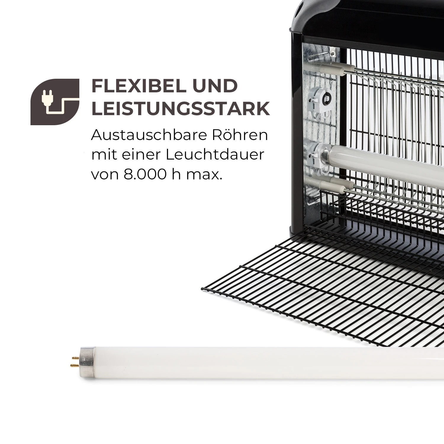 Mosquito Ex 4000 Insektenvernichter 30W UV-Licht 100m² Schwarz 6 Mosquito Ex 4000 Insektenvernichter 30W UV-Licht 100m² Schwarz – Bild 6
