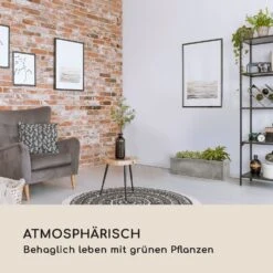 Solidflor Pflanztopf 75 X 20 X 20 Cm Fiberglas In-/Outdoor Hellgrau -Garten Store 10032501 de 0003 logo