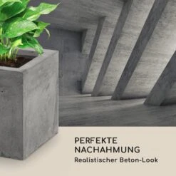 Solidflor Pflanztopf 75 X 20 X 20 Cm Fiberglas In-/Outdoor Hellgrau -Garten Store 10032501 de 0008 logo