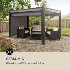 Pantheon Cortina Pavillon Mit Dach 3x3m 4 Seitenteile -Garten Store 10032525 de 0004 logo