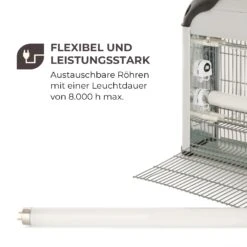 Mosquito Ex 5000 Insektenvernichter 38W UV-Licht 150m² Silber -Garten Store 10032531 de 0006 logo