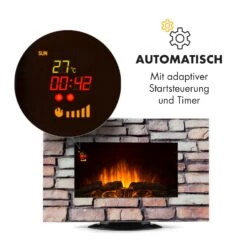 Colmar Elektrischer Kamin Glas 2000W 7 LED-Farben Fernbedienung -Garten Store 10032536 de 0008 logo