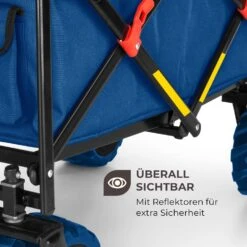 Easy Rider Bollerwagen Bis 70kg Teleskopstange Zusammenklappbar Blau -Garten Store 10032542 de 0005 logo