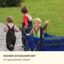 Easy Rider Bollerwagen Bis 70kg Teleskopstange Zusammenklappbar Blau -Garten Store 10032542 de 0008 logo