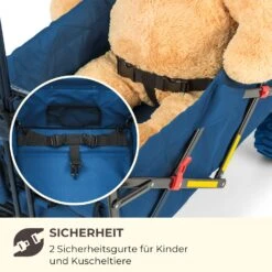 Easy Rider Bollerwagen Bis 70kg Teleskopstange Zusammenklappbar Blau -Garten Store 10032542 de 0009 logo