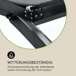 Palazzo Pavillon 4x3m Faltdach Polyester Aluminium Schwarz / Grau 11 Palazzo Pavillon 4x3m Faltdach Polyester Aluminium Schwarz / Grau -Garten Store 10032577 de 0005 logo